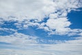 Beautyfull cloudy and blue skyscape Royalty Free Stock Photo