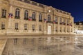 Beauvais City Hall at night
