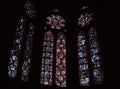 Beauvais gothic cathedral - stained glass Royalty Free Stock Photo