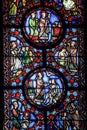 Beauvais (Picardie) - Cathedral, stained glass Royalty Free Stock Photo