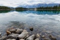 Beauvert Lake at Jasper Royalty Free Stock Photo
