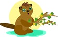 Beaver and a Branch