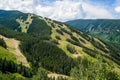 Beaver Creek ski trails during the summer in Avon, CO, USA Royalty Free Stock Photo