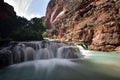 The Beaver Fall on Havasu Creek - Silky Smooth