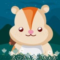 Beaver cute animals cartoons