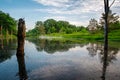 Beaver Pond at Bozenkill Preserve Royalty Free Stock Photo