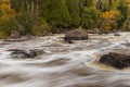 Beaver River Waterfall In Autumn