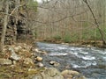 Beaverdam Creek at Backbone Rock Royalty Free Stock Photo