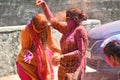 Women Celebrate Holi Festival Amid Pandemic In Rajasthan, India