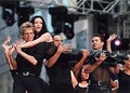 Bebe Neuwirth at 'Broadway On Broadway' Production in Times Square in 2001 Royalty Free Stock Photo