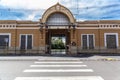 Facade and entrance to the Railway Museum `Osvaldo Schiavon`