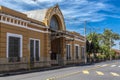 Facade and entrance to the Railway Museum `Osvaldo Schiavon`