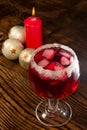 Bebida escarlata Royalty Free Stock Photo