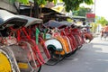 Becak Rickshaws Have Become Part of Yogjakarta's Economic System