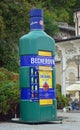 Becherovka Statue in Karlovy Vary, Czech Republic Royalty Free Stock Photo