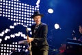 Beck legendary musician, singer and songwriter performance at Dcode Festival Royalty Free Stock Photo