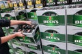 Beck's beer crates