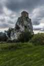 Beckov castle in Slovakia near Trencin town Royalty Free Stock Photo