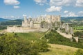 Beckov castle in Slovakia near Trencin town Royalty Free Stock Photo