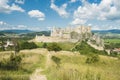 Beckov castle in Slovakia near Trencin town Royalty Free Stock Photo