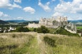 Beckov castle in Slovakia near Trencin town Royalty Free Stock Photo