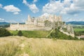 Beckov castle in Slovakia near Trencin town Royalty Free Stock Photo