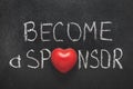 Become a sponsor