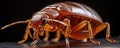 Bed bug super detail, macro shot. Bedbug Royalty Free Stock Photo