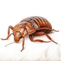 bed bugs isolated created with Generative AI technology Royalty Free Stock Photo
