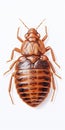 bed bugs isolated created with Generative AI technology Royalty Free Stock Photo