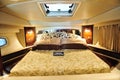 Bed in a Chaparral 310 cruise at Yacht Show 2012