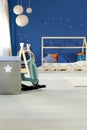 Bed in kids room Royalty Free Stock Photo