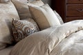 Bed Linens and Pillows Royalty Free Stock Photo
