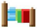 Bed Pixel 8 Bit Video Game Art Icon