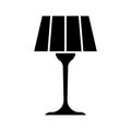 Bed side lamp icon vector on trendy design Royalty Free Stock Photo