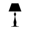 Bed side lamp icon vector on trendy design Royalty Free Stock Photo