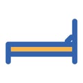 Bed Vector icon which is suitable for commercial work and easily modify or edit it Royalty Free Stock Photo