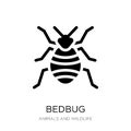 bedbug icon in trendy design style. bedbug icon isolated on white background. bedbug vector icon simple and modern flat symbol for Royalty Free Stock Photo