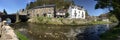 Beddgelert in Snowdonia, with river Colwyn