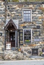 Beddgelert , Wales - May 03 2018 : Many houses in Beddgelert are historic traditional stone cottages