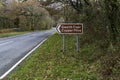 Editorial, Brown Tourism Sign Sygun Copper Mine, a tourist attraction in Eryri or Snowdonia National Park Royalty Free Stock Photo