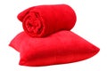 Bedding objects. Royalty Free Stock Photo