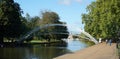 Older Footbridge over the river Ouse at Bedford river park