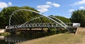 Bedford Bedfordshire River Ouse footbridge over the River Ouse Royalty Free Stock Photo