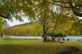 Fall View of the Peaks of Otter, Bedford County, Virginia, USA Royalty Free Stock Photo