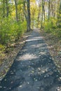 Handicap Accessible Walking Trail at the Peaks of Otter Royalty Free Stock Photo