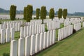 The Bedford House Cemetery world war one Ypres Flander Belgium Royalty Free Stock Photo