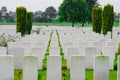 The Bedford House Cemetery world war one Ypres Flander Belgium Royalty Free Stock Photo