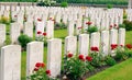 The Bedford House Cemetery world war one Ypres Flander Belgium Royalty Free Stock Photo