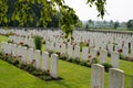 The Bedford House Cemetery world war one Ypres Flander Belgium Royalty Free Stock Photo